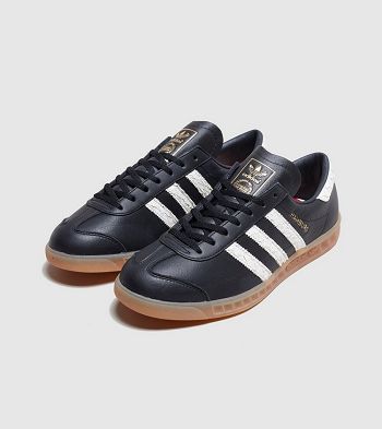 Botasky adidas Originals Hamburg Hamburg - Panske Topanky Čierne | LKE-910763